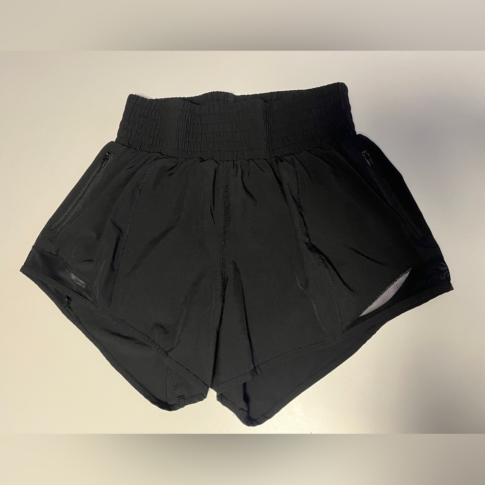B Shorts, Women's Size Small, Green, Athletic Shorts, Zip Pockets